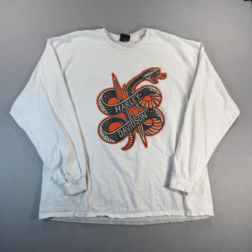 Harley Davidson Chandler Arizona Scorpion Snake Long Sleeve T-Shirt Mens XL